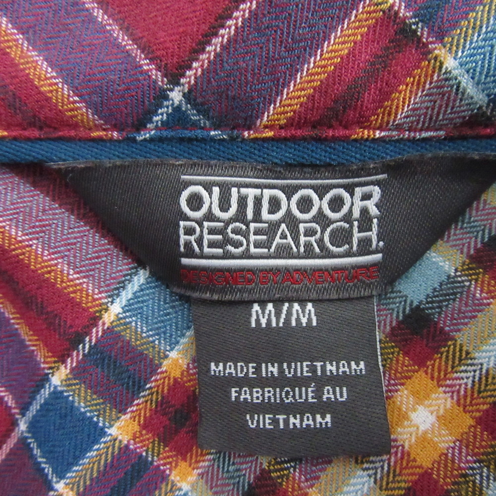 Outdoor Research Womens Button Up‎ Shirt M Multicolor Adventure Plaid - Picture 5 of 10